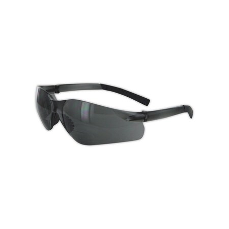 MAGID Y19GFGY30 Gemstone Myst Flex Y19 Series Protective Eyewear, Gray Frame, 3.0 Diopter Lens (1 Pair)